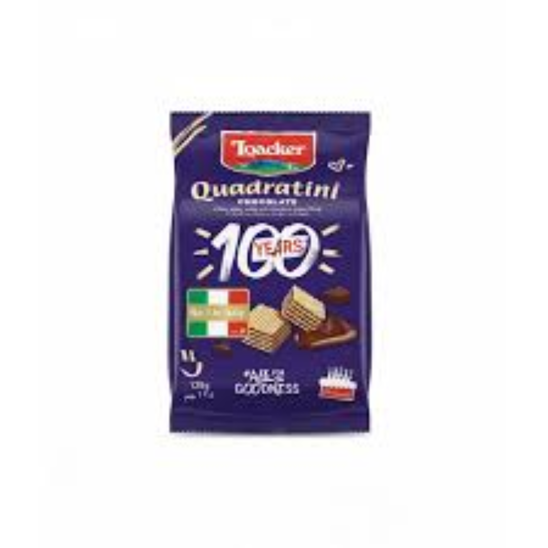 LOACKER QUADRATINI CHOCOLATE 125G